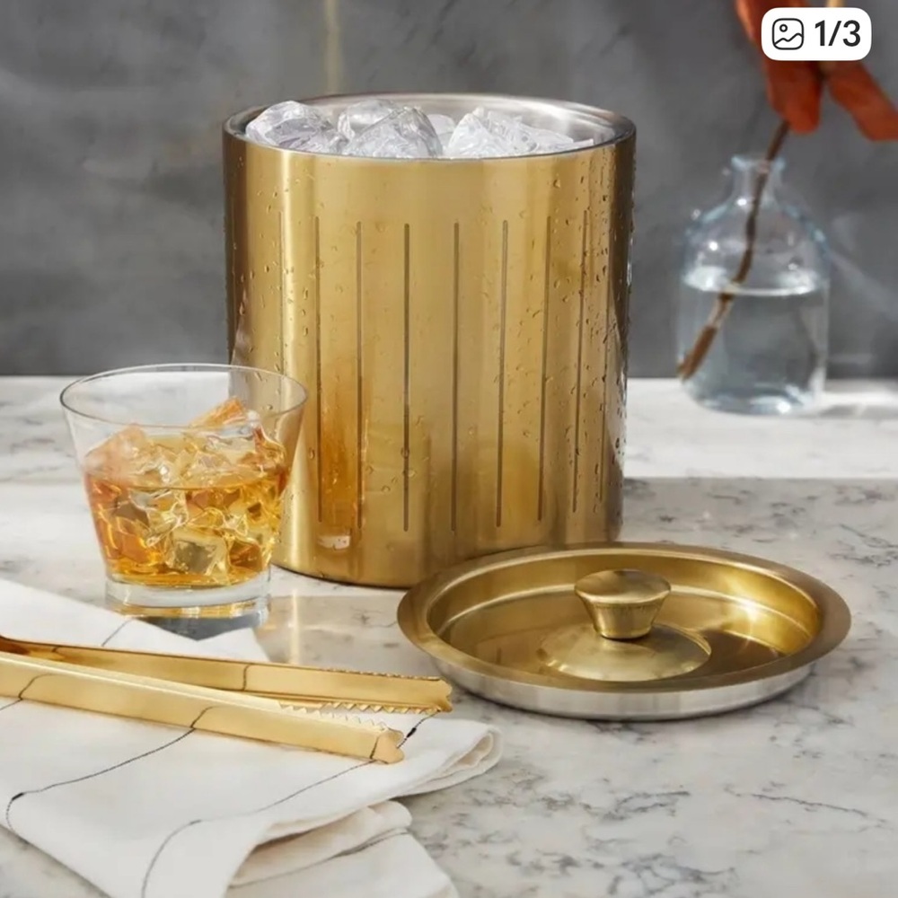 🆕️Project 62 Gold Stainless Steel Ice Bucket brand new!
